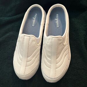 Easy Spirit Classic White Mesh Slip-Ons